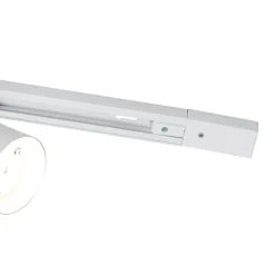 Modernes Schienensystem mit 5 weißen Strahlern 1-phasig GU10 70mm - Iconic Jeana Luxe