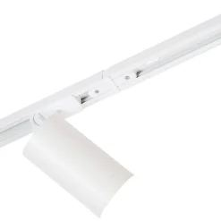 Modernes Schienensystem mit 5 weißen Strahlern 1-phasig GU10 70mm - Iconic Jeana Luxe