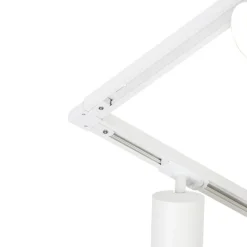 Modernes Schienensystem mit 5 weißen Strahlern 1-phasig GU10 70mm - Iconic Jeana Luxe