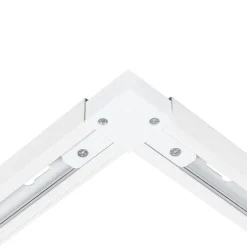 Modernes Schienensystem mit 6 weißen Strahlern 1-phasig 300cm - Iconic Jeana