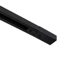 Modernes Schienensystem mit 4 Strahlern schwarz 1-phasig - Iconic Yade