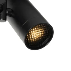 Modernes Schienensystem mit 3 Strahlern schwarz 1-phasig - Iconic Scopio