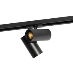 Modernes Schienensystem mit 3 Strahlern schwarz 1-phasig - Iconic Scopio