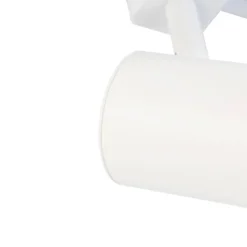 Modernes Schienensystem mit 4 Strahlern Weiß 1-phasig - Iconic Yade