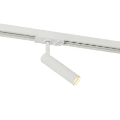 Modernes Schienensystem mit 5 Strahlern Weiß 1-phasig GU10 35mm - Iconic Jeana Luxe