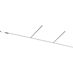 Modernes Schienensystem Schwarz 1-phasig 1000 cm - Magnetic