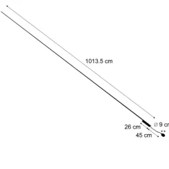 Modernes Schienensystem Schwarz 1-phasig 1000 cm - Magnetic