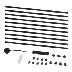 Modernes Schienensystem Schwarz 1-phasig 1000 cm - Magnetic