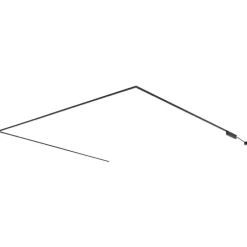 Modernes Schienensystem schwarz 1-phasig 600 cm - Magnetic