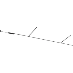 Modernes Schienensystem schwarz 1-phasig 600 cm - Magnetic