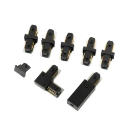 Modernes Schienensystem schwarz 1-phasig 300cm - Iconic