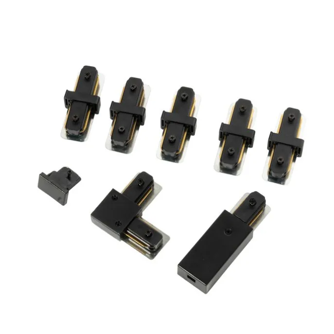 Modernes Schienensystem schwarz 1-phasig 300cm - Iconic