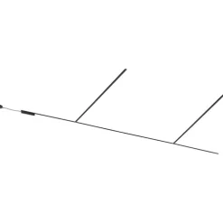 Modernes Schienensystem schwarz 1-phasig 800 cm - Magnetic