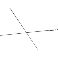 Modernes Schienensystem schwarz 1-phasig 800 cm - Magnetic