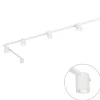 Modernes Schienensystem weiß mit 5 Strahlern 1-phasig - Rondoo Up
