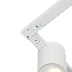 Modernes Schienensystem weiß mit 5 Strahlern 1-phasig - Rondoo Up