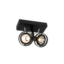 Modernes Spotschwarz 2-Licht - Master 70