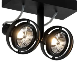 Modernes Spotschwarz 2-Licht - Master 70