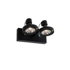 Modernes Spotschwarz 2-Licht - Master 70