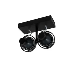 Modernes Spotschwarz 2-Licht - Master 70
