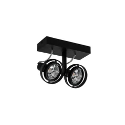 Modernes Spotschwarz 2-Licht - Master 70