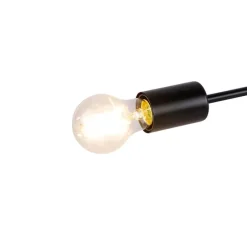 Modernes Spotschwarz 2-Licht verstellbar - Facil