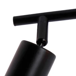 Modernes Spotschwarz 2-Licht verstellbar - Facil