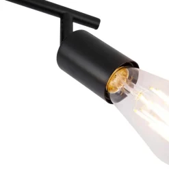 Modernes Spotschwarz 2-Licht verstellbar - Facil