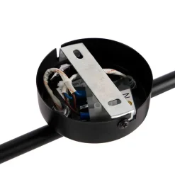 Modernes Spotschwarz 2-Licht verstellbar - Facil