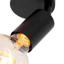 Modernes Spotschwarz verstellbar - Facil