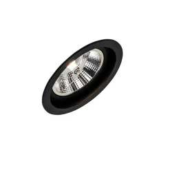 Modernes versenktes Spotschwarz verstellbar - Chuck 111