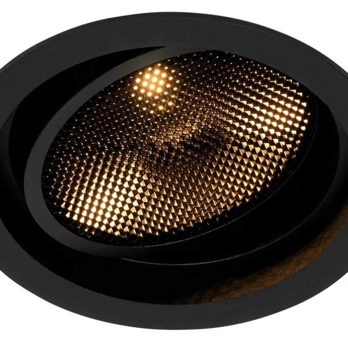 Modernes versenktes Spotschwarz verstellbar - Coop 111 Honey