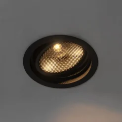 Modernes versenktes Spotschwarz verstellbar - Coop 111 Honey