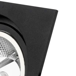 Modernes versenktes Spotschwarz verstellbar - Chuck 111