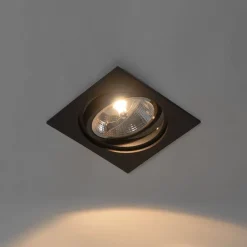 Modernes versenktes Spotschwarz verstellbar - Chuck 111