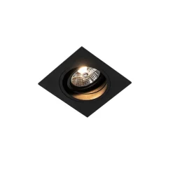 Modernes versenktes Spotschwarz verstellbar - Chuck 70