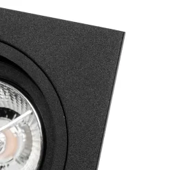 Modernes versenktes Spotschwarz verstellbar - Chuck 70