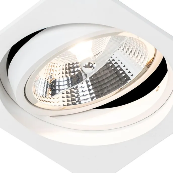 Modernes versenktes Spotweiß verstellbar - Chuck 111