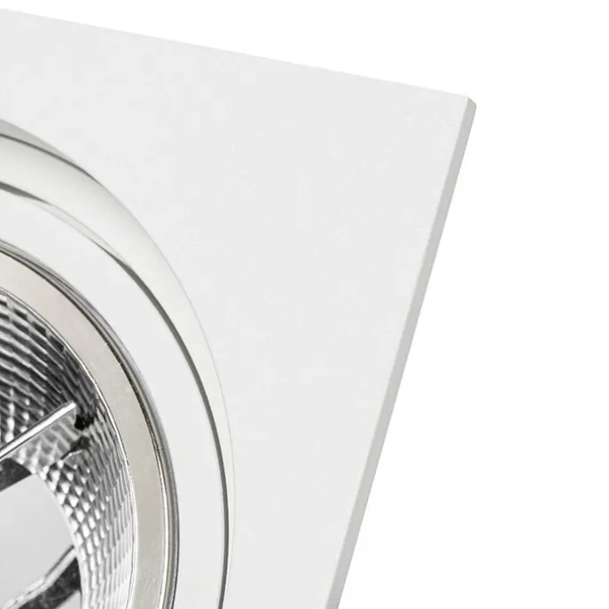 Modernes versenktes Spotweiß verstellbar - Chuck 111