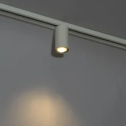 Modernes Weißes Spotlight für 1-phasiges Schienensystem GU10 35mm - Iconic Ruby Honey