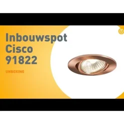 Neigbarer Einbauspot aus Kupfer - Cisco