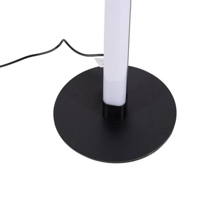 Neon Tischleuchte schwarz inkl. dimmbarem RGB-LED - Tijs