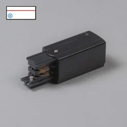 Netzteil für 3-Phasen-Schiene links schwarz - 3-phasig