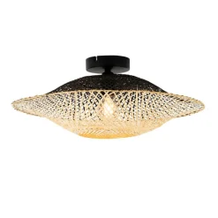 Orientalische Außendeckenleuchte Bambus 50 cm IP44 - Rina