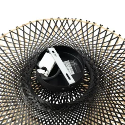 Orientalische Außendeckenleuchte Bambus 50 cm IP44 - Rina