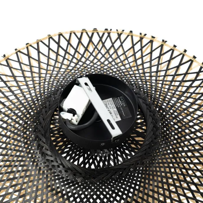 Orientalische Außendeckenleuchte Bambus 50 cm IP44 - Rina