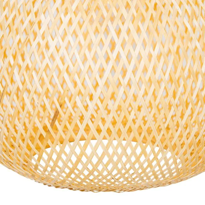 Orientalische Außenhängelampe aus Bambus IP44 - Rafael