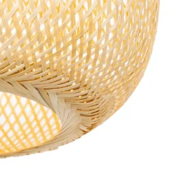 Orientalische Außenhängelampe aus Bambus IP44 - Rafael