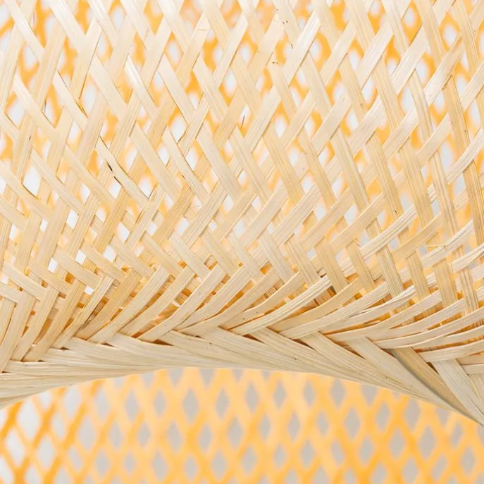 Orientalische Außenstehleuchte aus Bambus IP44 - Rafael