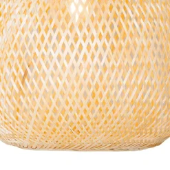 Orientalische Außenstehleuchte aus Bambus IP44 - Rafael